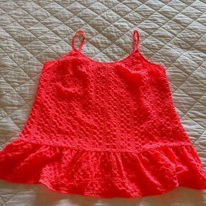 Lilly Pulitzer Coral Top Size XS